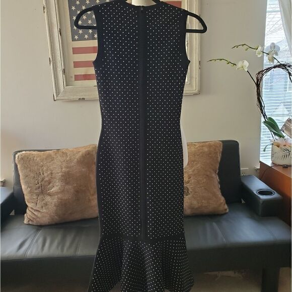 Michael Kors Collection Studded Black Sheath Dress NWT Size X-small - Picture 10 of 16